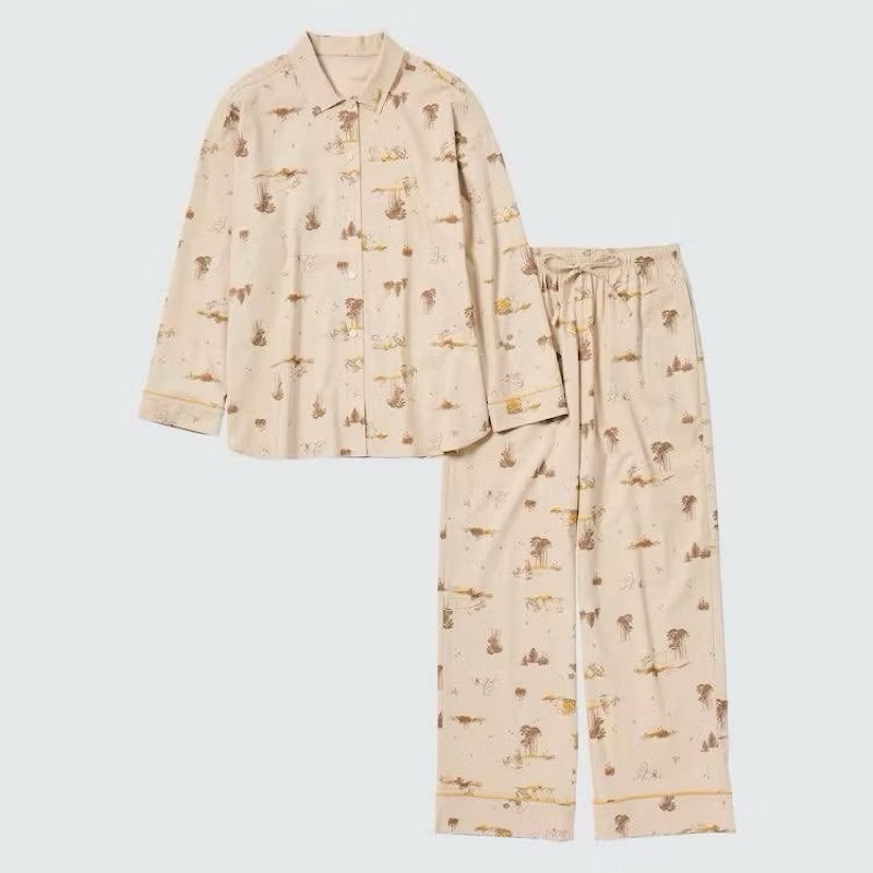 Piyama Printed Uniqlo Winnie The Pooh Cutee