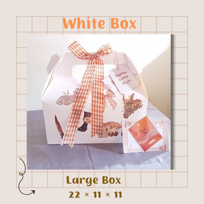 

Box Ulangtahun / Box Wisuda | | Gable Box | Gable Box ukuran 22 × 11 × 11