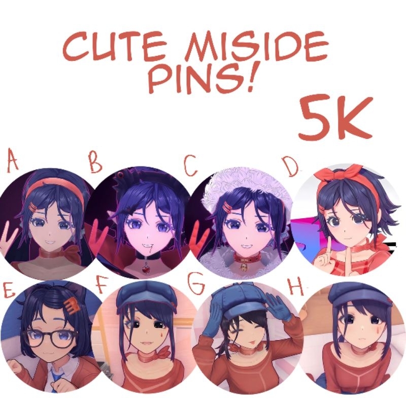 Cute Miside pins