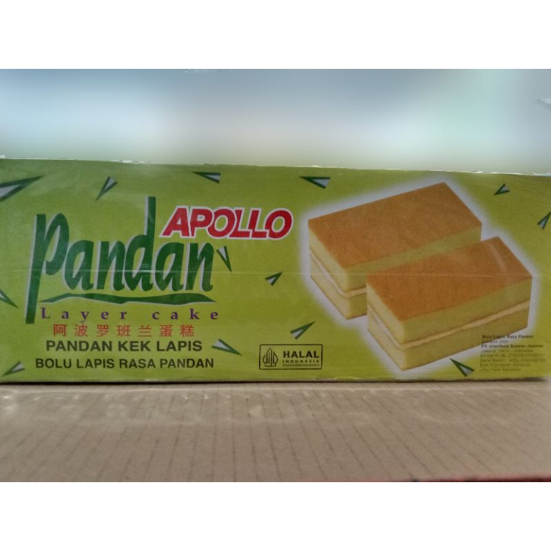 

Apollo Layer Cake Pandan | Coklat isi 24 pcs