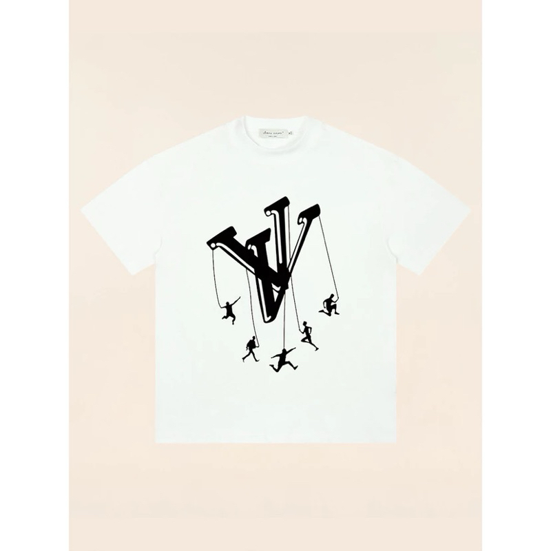 LV T-Shirt,Summer First Classic Louis Vuitton Printed Short Sleeve T-Shirt Unisex