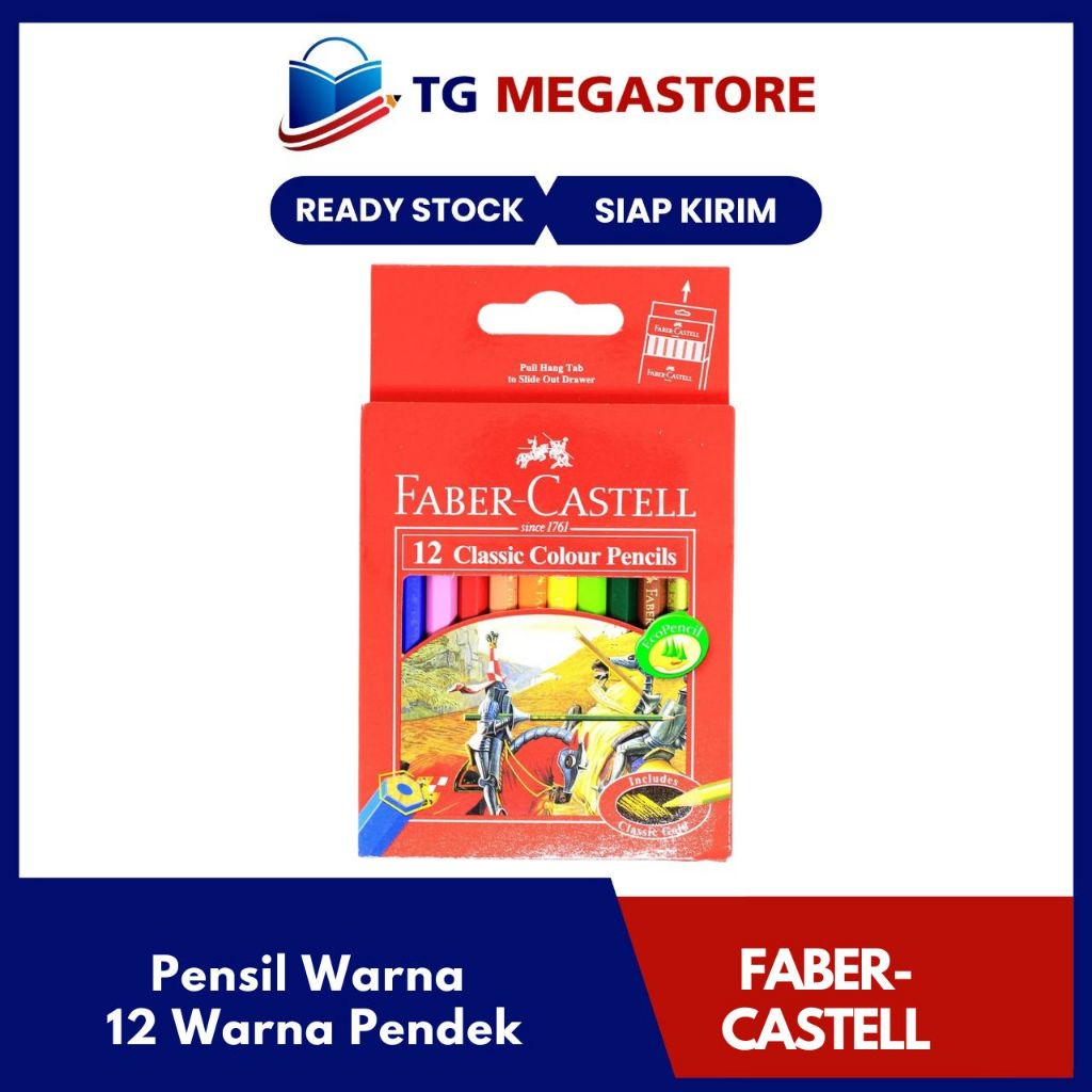 

Pensil Warna Faber Castell 12 Warna Pendek