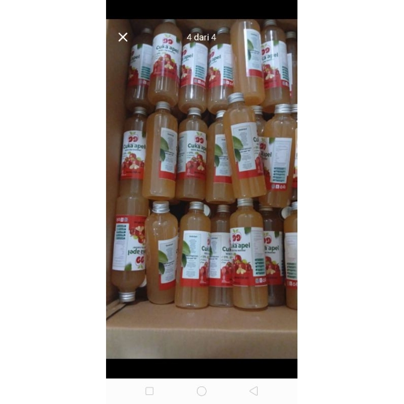 

Cuka Apel 99 Minuman Kesehatan - 250 ml-atasi kolesterol