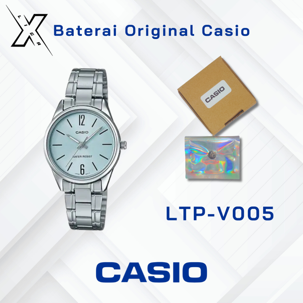 Baterai Jam Tangan Casio LTP-V005 Original