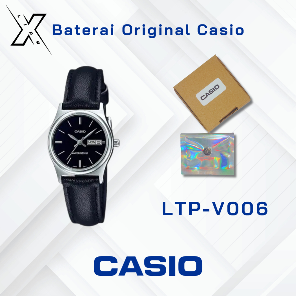 Baterai Jam Tangan Casio LTP-V006 Original