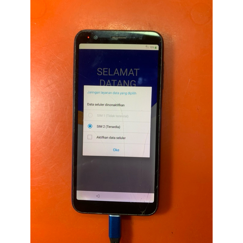 mesin asus zenfone L2 hidup normal