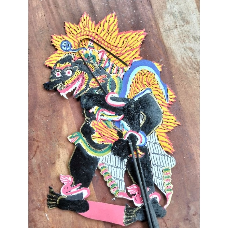 NAFLAHSTORE |Wayang Kulit BUTO AMRAL 55 Gapit Bambu
