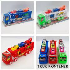 Mainan mobil truk Volvo mika pengangkut Truck Mini Kontruksi isi 6 PCS ST 2111