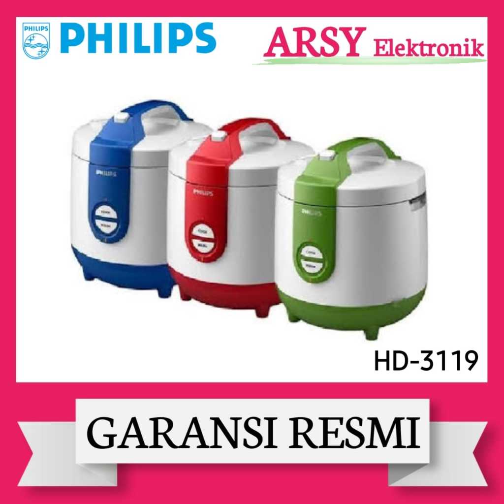 MAGIC COM PHILIPS 2LITER HD-3119/PHILIPS MAGIC COM 2LITER HD-3119 GARANSI RESMI