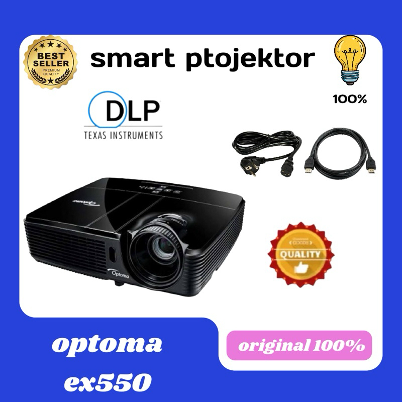 INFOCUS PROJEKTOR OPTOMA EX550 projektor murah