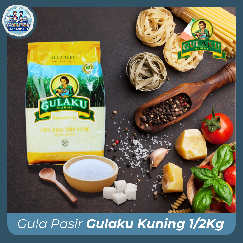 

Gula Pasir Gulaku Kuning 1/2Kg