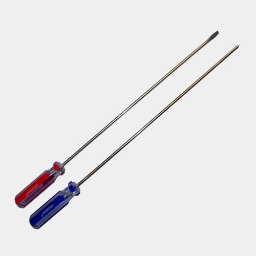 Obeng Panjang 12 inch 30 cm MAGNET Screwdriver obeng stel karbu obeng set 30 cm obeng min plus set 2