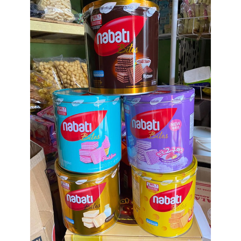 

NABATI BITES KALENG COKLAT VANILA PINK LAVA TERMURAH