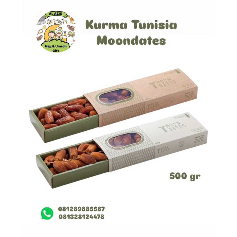 

Al Azis Haji & Ummroh Gift Kurma Tunisia Moondates 500 gr