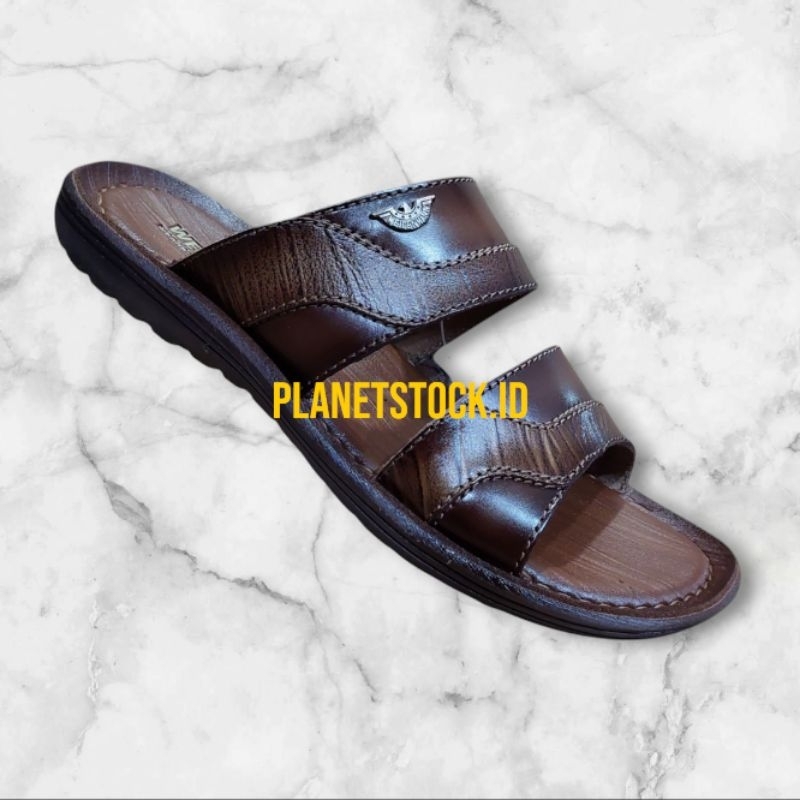 Sandal Kulit Weidenmann JL 502 Coklat Original