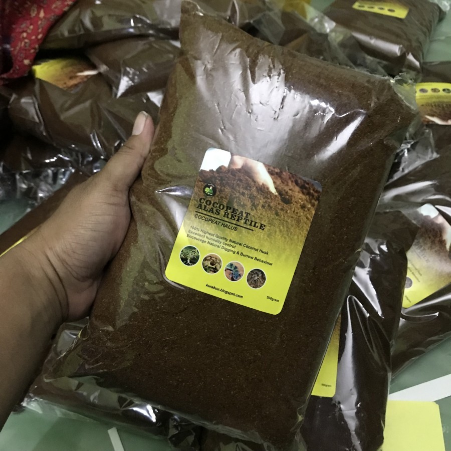 Coco Peat CocoPeat 500 Gram Alas Kandang Reptil Media Tanam MURAH