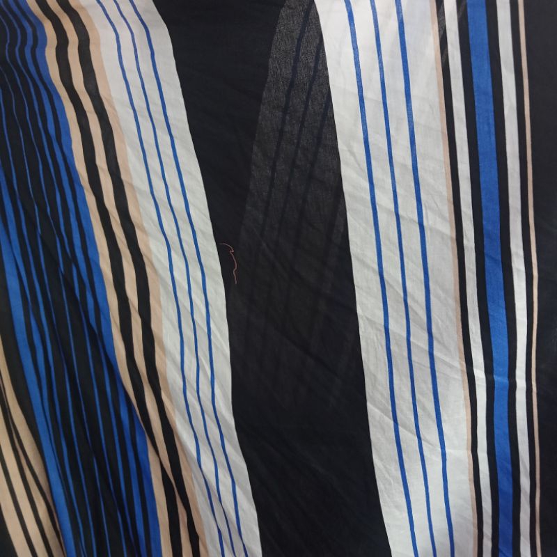 Kain Katun Motif - Kain Katun Paris Motif Salur Premium - Kain Katun Original - Kain Katun Luxury Pj