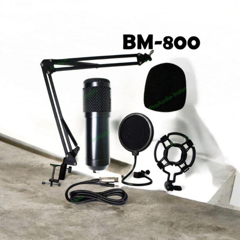 BMA Mic Studio BM 800 Microphone Podcase BM800 Mikrofon Rekaman Youtuber Mikropon