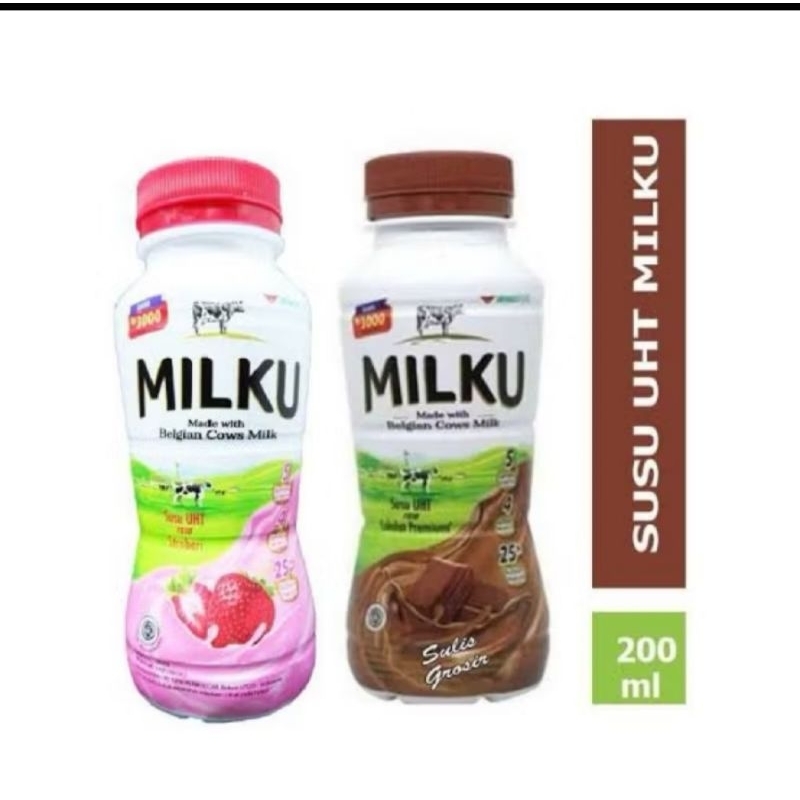 

MILKU BOTOL 200ML (ISI 1 BOTOL)