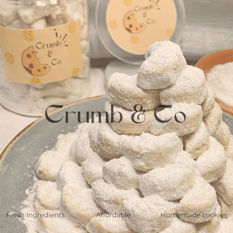 

Kue Putri Salju Homemade - Crumb and Co - Kue Khas Lebaran - Renyahnya Bikin Nagih!