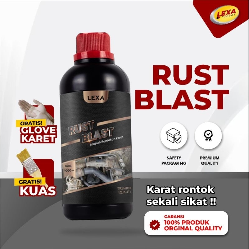 Lexa Rust Blast Pembersih Karat Instan Perontok Kerak 500ml