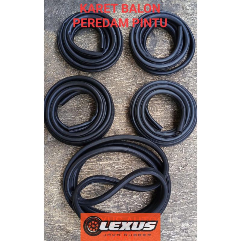 KARET BALON PINTU BAGIAN BODY MOBIL KIA RIO ALL TYPE (SET 5 PCS)