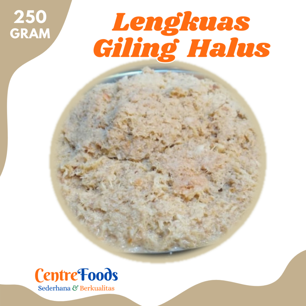 

LENGKUAS Giling Halus - Bumbu Basah Laos Gilling Halus Fresh | 250gr [ Harga Per BKS ]