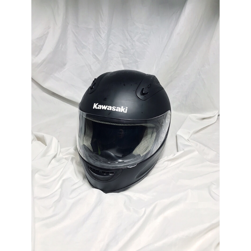 Nego Boskuu > Helm Kawasaki Original - Black Doff (Pelindung Kepala/Helem)|Preloved/2nd/Second/Bekas
