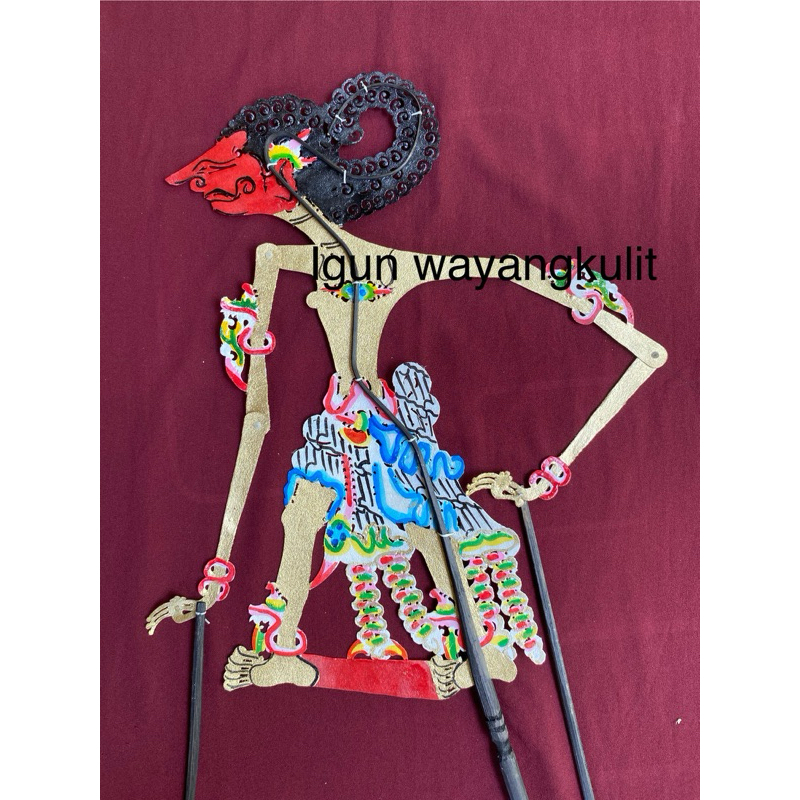 wayang kulit asli murah wisanggeni/wisang geni wayang kulit
