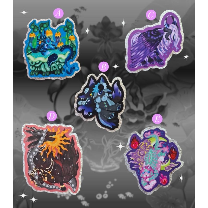 

Glossy Stickers I