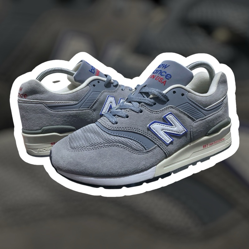 New Balance NB 997 Made in USA 'Grey Blue Bell' (M997CNR) Size 41,5 Second Original (Verified by Dep