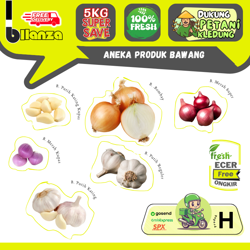 

Bllanza | Aneka Bawang Komplet — Sayur Gunung Sindoro Sumbing ECER (H)