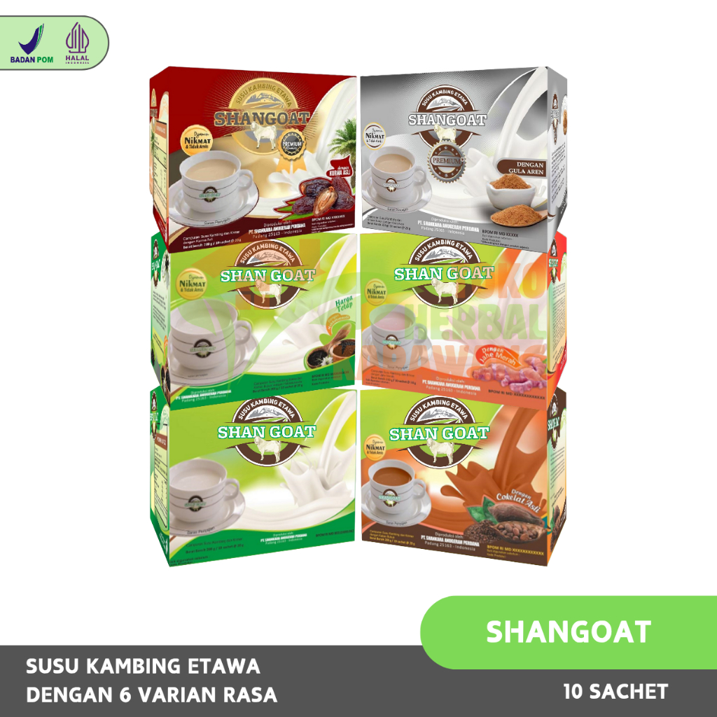 

SHANGOAT / Shan Goat - Susu Kambing Etawa 200gr [All Variant]