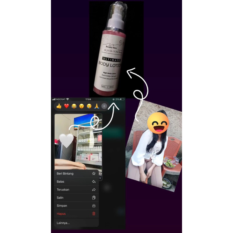 Body lotion Ampuh Dosting SA beauty skin
