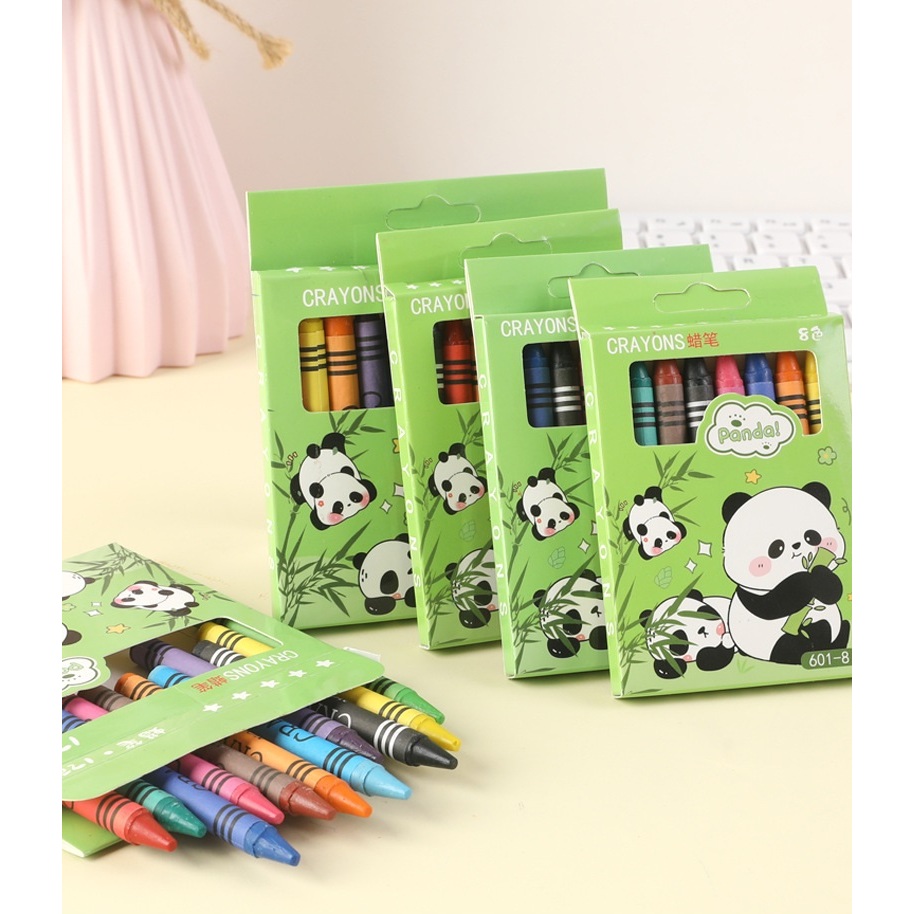 

batamall - PENSIL WARNA CRAYON KARAKTER KARTUN PANDA CAPYBARA SANRIO (8 IN 1 / 12 IN 1) #ST134 / CRAYON SET ANAK KUROMI CINNAMONROLL MELODY POCHACCO / ART SET KRAYON PASTEL MINYAK ALAT TULIS LUKIS MENGGAMBAR KUALITAS IMPORT