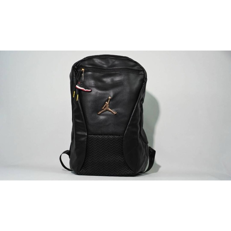 Tas Air Jordan Retro 12 Backpack - Black