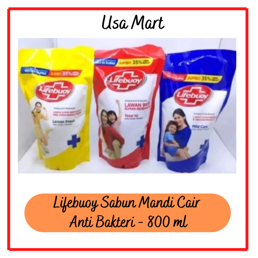 LIFEBUOY Sabun Mandi Cair 825ml / Lifebuoy Body Wash