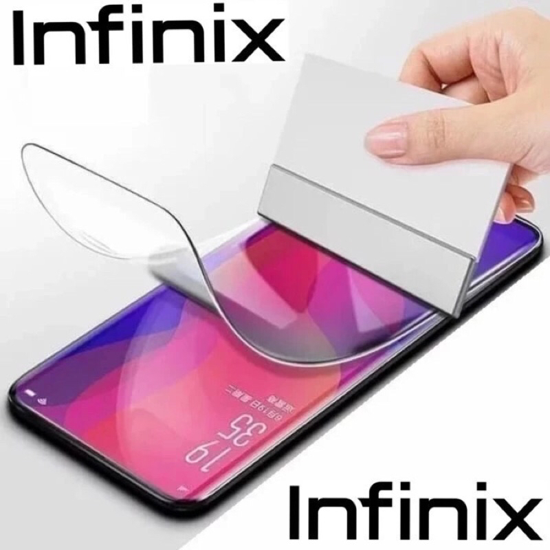 hydrogel layar infinix hot 10 play 9 play 11 play 12 play 30 play nfc 9 play