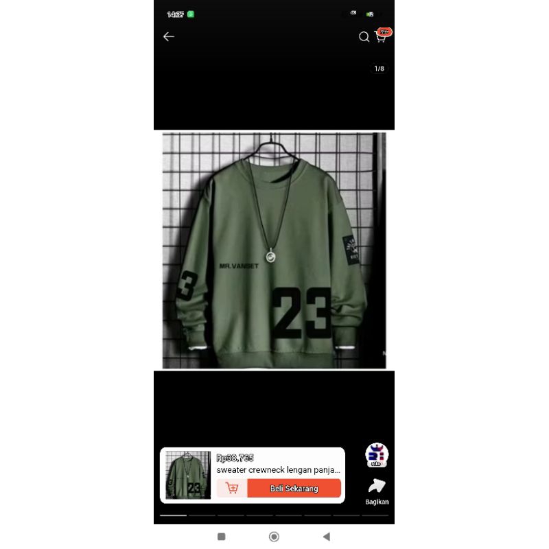 Jual Sweater crewneck lengan panjang | MR.VANSET