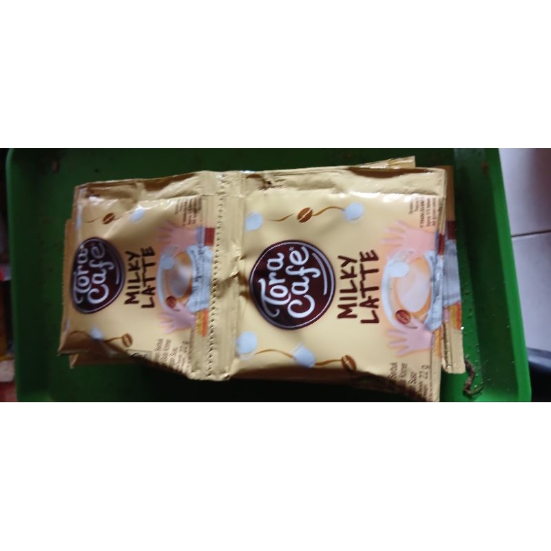 TORA CAFE MILKY LATTE.. ISI 10 SASET PERENCENG.