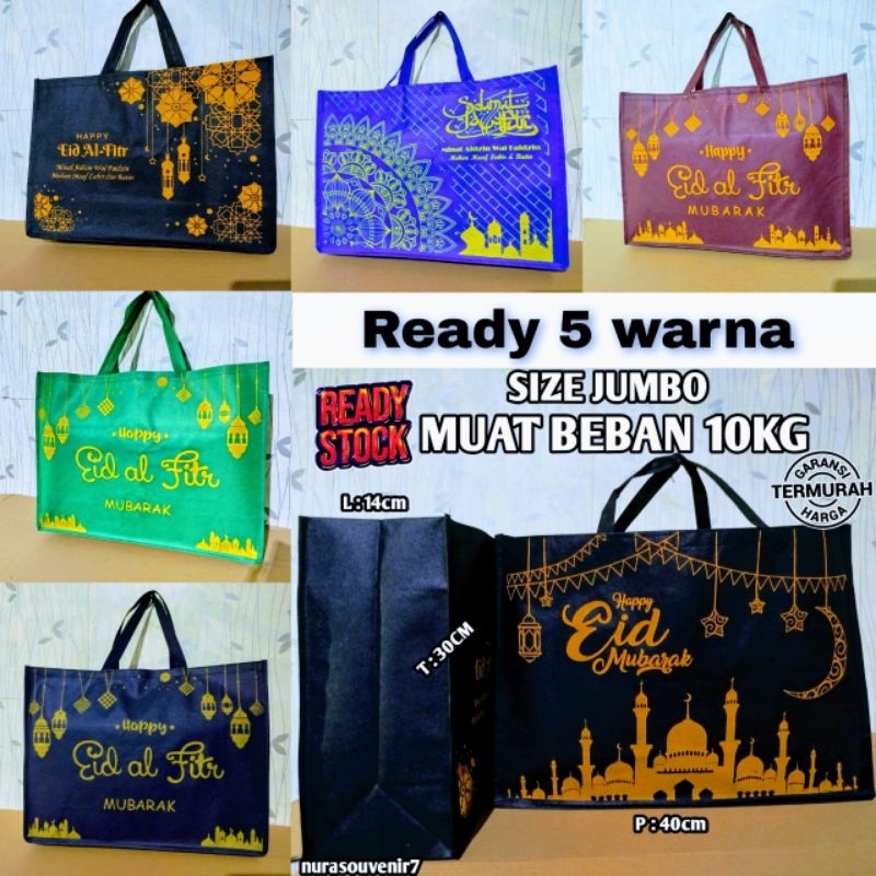 

Tas Lebaran Jumbo 4 Motif Elegan dan Formal Bingkisan Kado Ready Stock