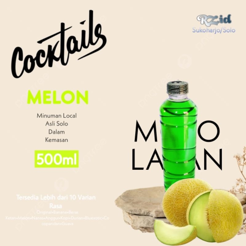 

Jus/Sirup Melon Asli Solo Kemasan Baru 500ml