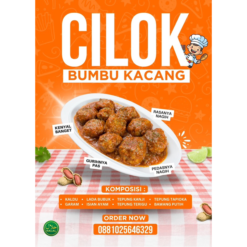 

Cilok Kampung Bumbu Kacang