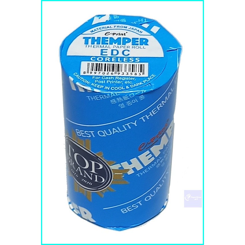 

(1 PCS / 1 ROLL) Kertas Kasir Thermal Paper Roll e-Print Themper EDC Coreless e-print