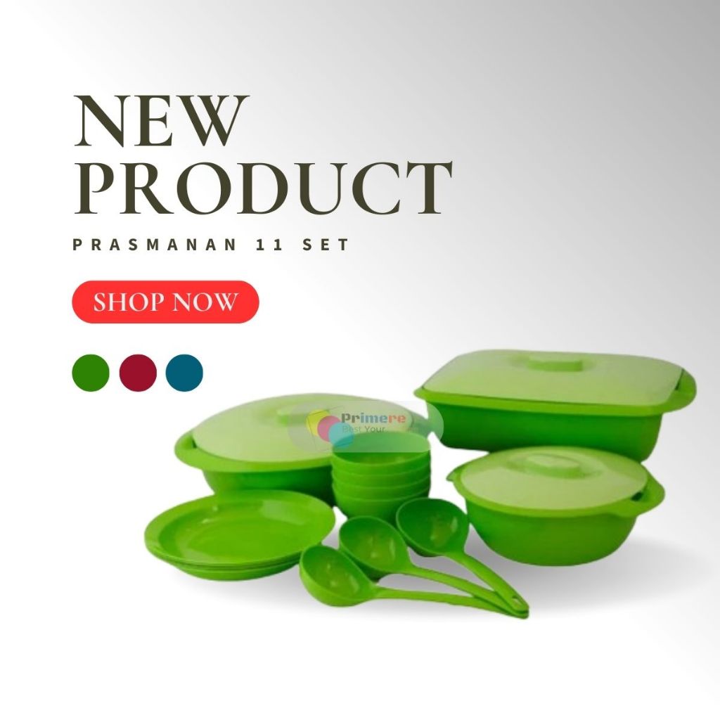 Prasmanan Wadah Saji Makanan 11 Set Plastik