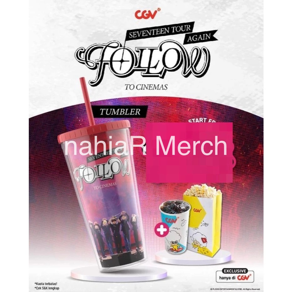 Seventeen tour 'Follow' Again to Cinemas x CGV Official Tumbler