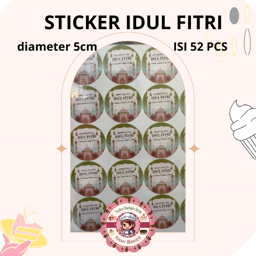 

Sticker Bulat Lebaran Idul Fitri diameter 4cm 5cm 7cm