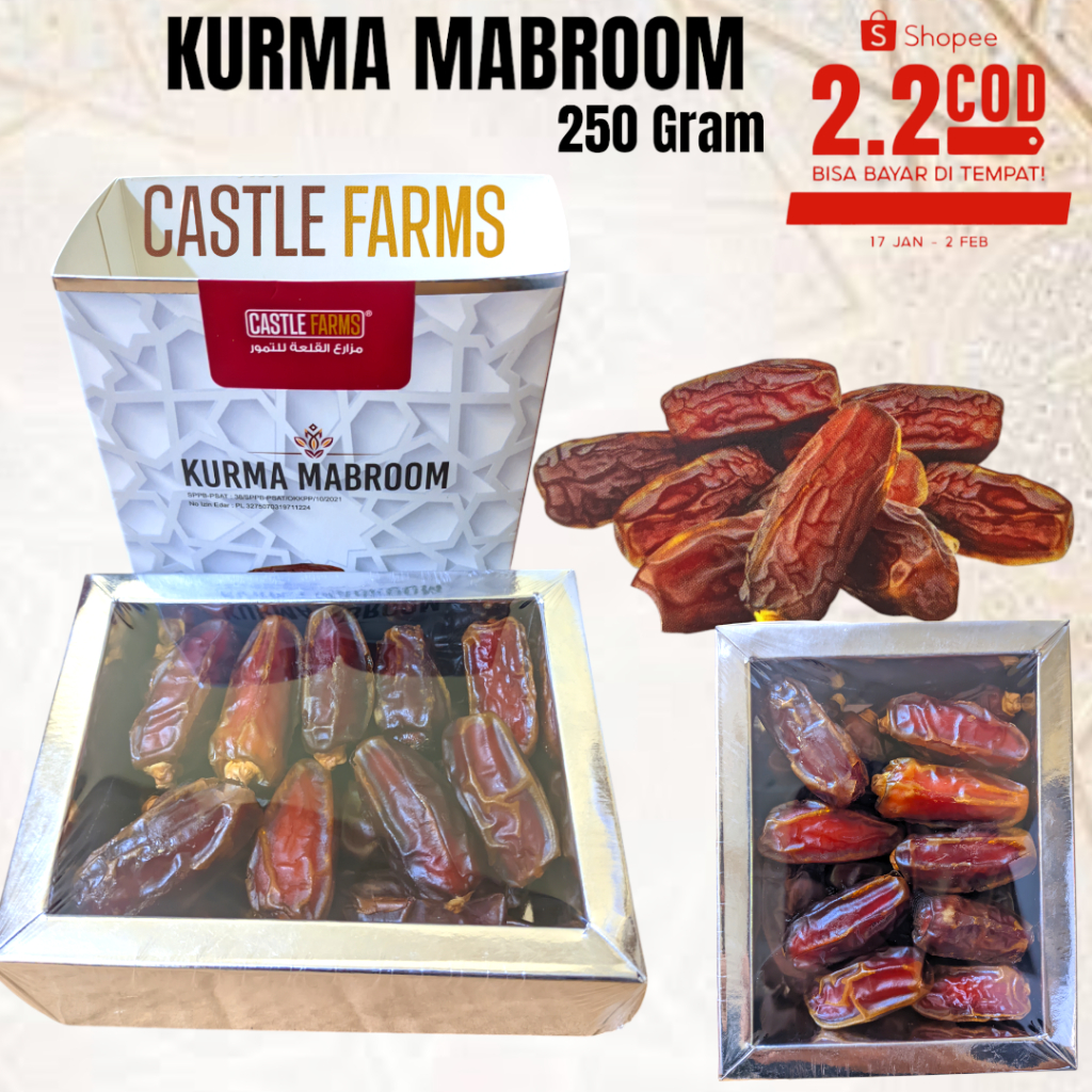 

kurma madinah mabroum 250gr Mabroom Premium