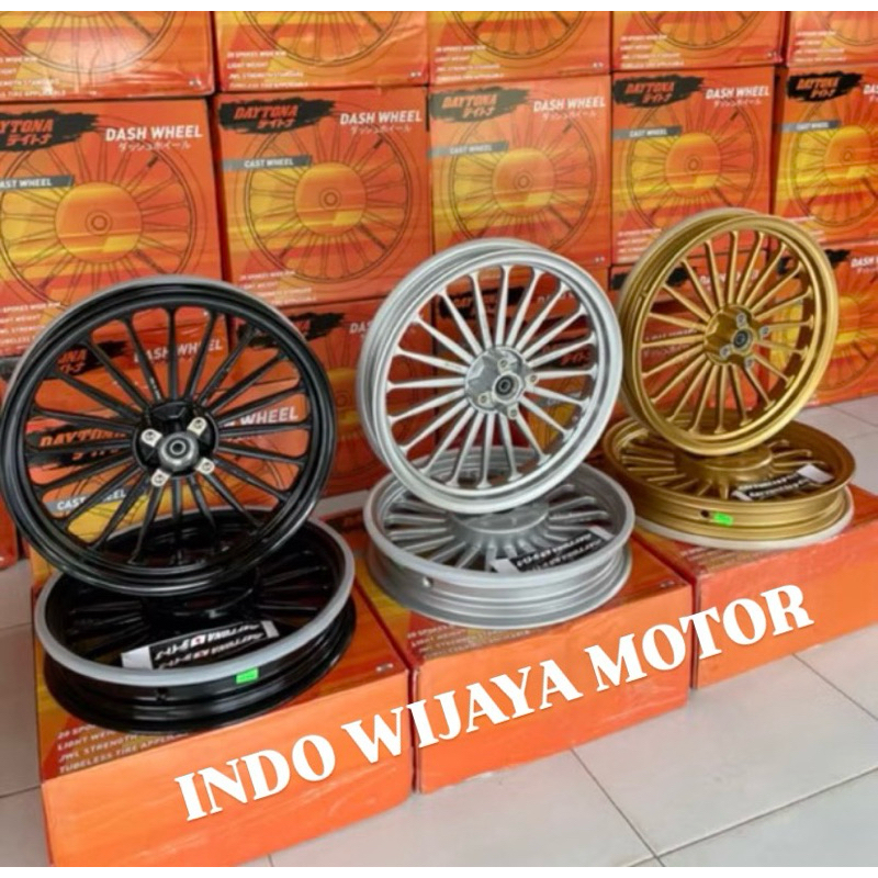 Velg Racing CMG MG20 KWDT CNC Ring 14 x 185 / 215 Palang 20 Untuk Yamaha Mio & Mio M3 , Honda Beat /