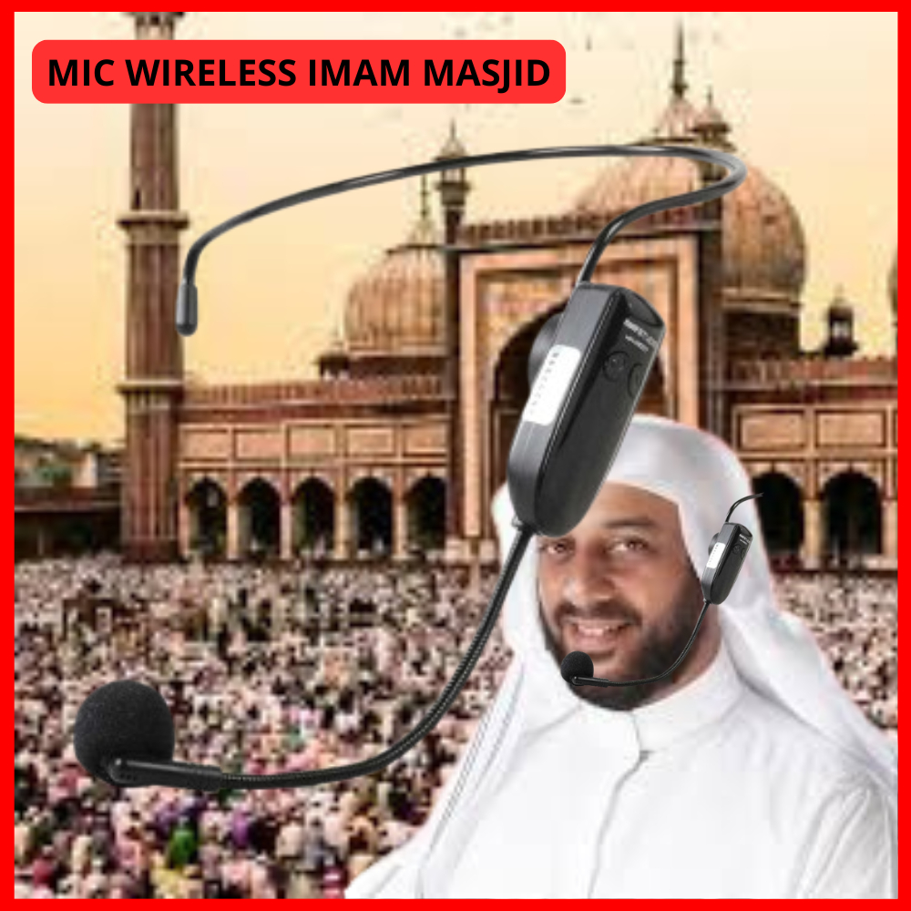 COD TaffSTUDIO Mic Bando imam masjid wireless terbaik tanpa kabel